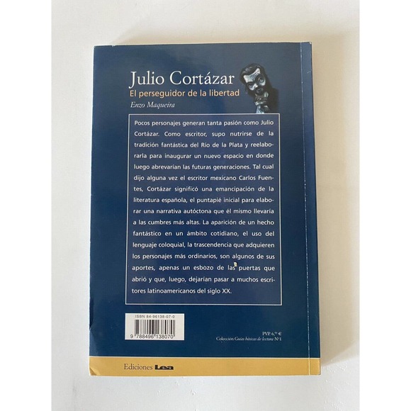 Julio Cortazar: El Perseguidor De La Libertad Softcover - Picture 2 of 2